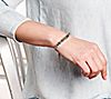JAI Sterling Silver Symbols of Love Adjustable Bracelet, 6 of 7