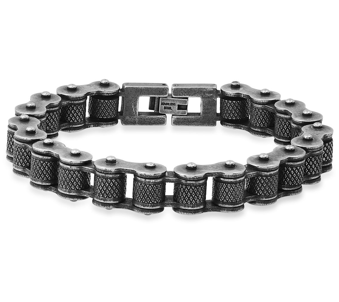 Steel by Design Men's Bicycle Chain B racelet