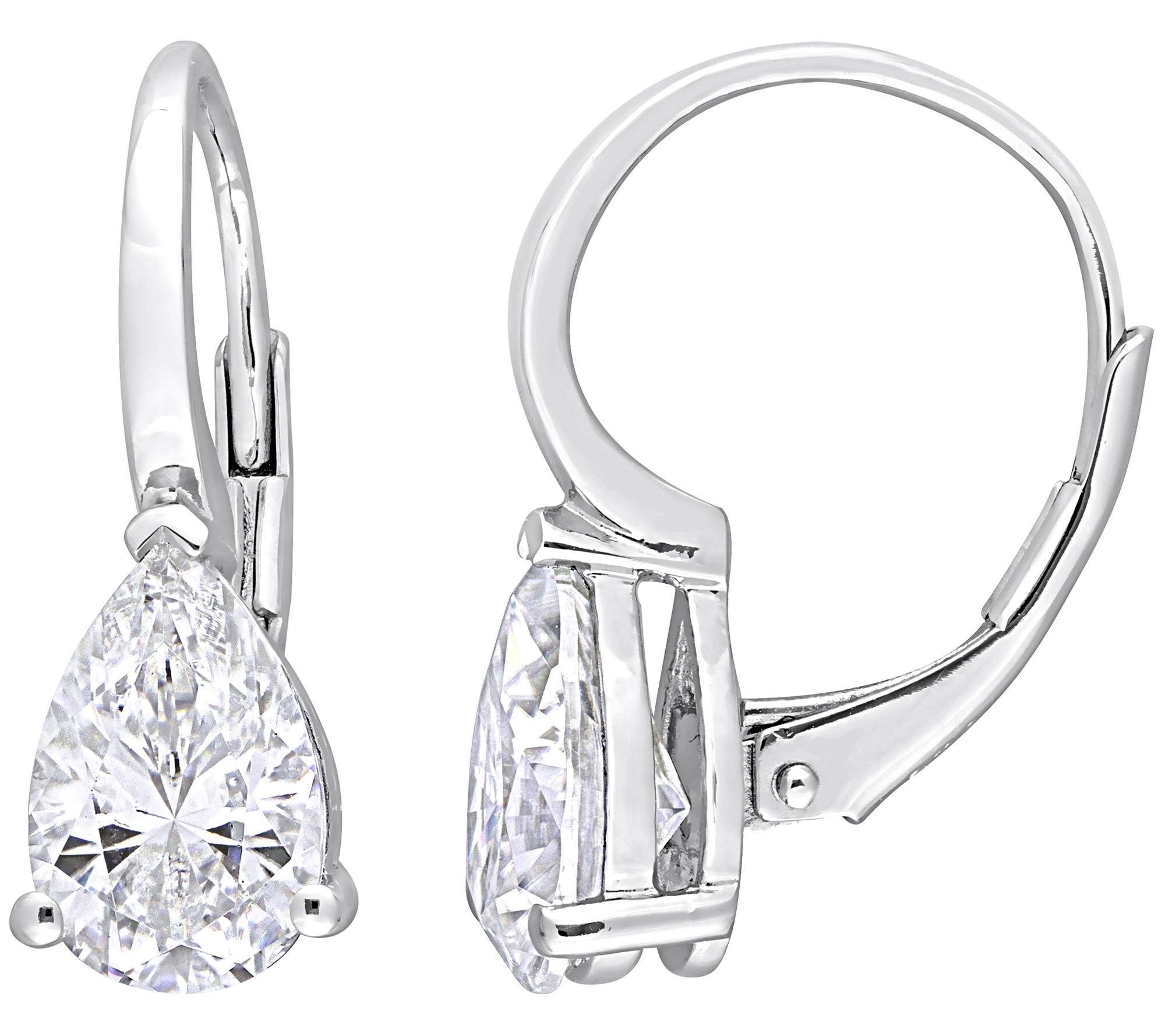 Qvc on sale moissanite earrings