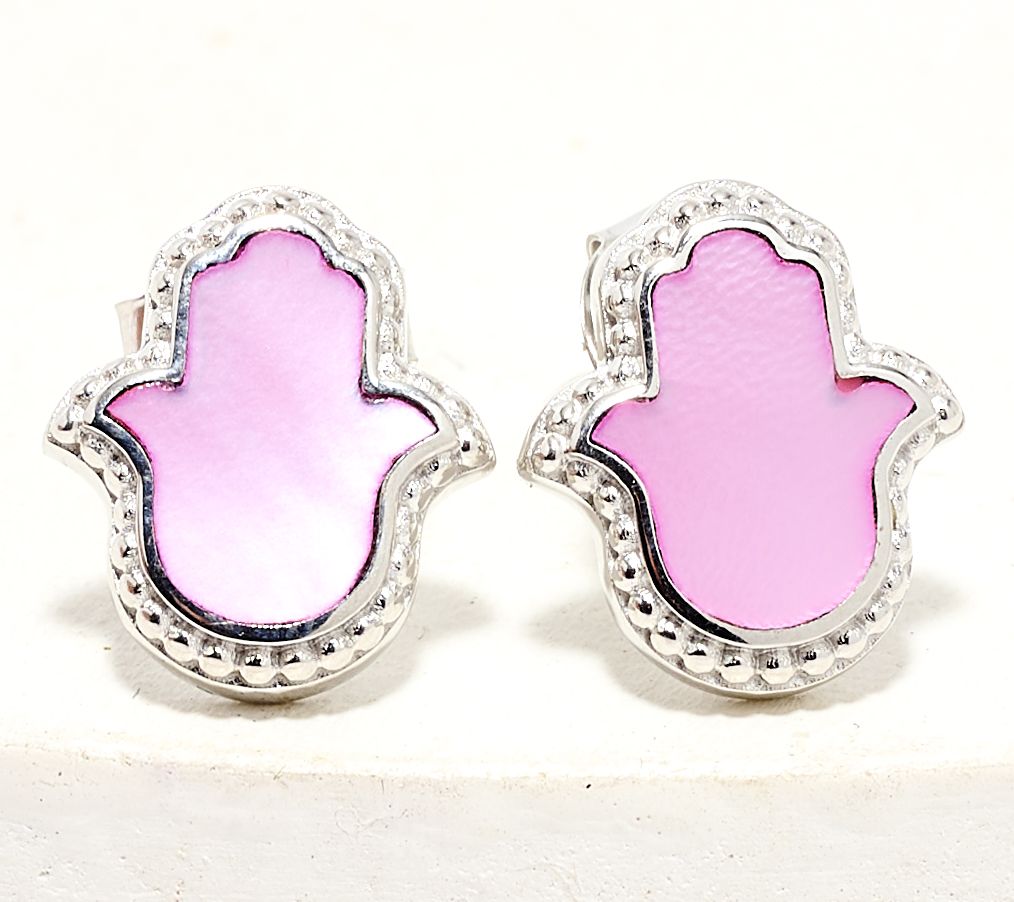 Karma & Luck Kalli Collection Hamsa Stud Earrings