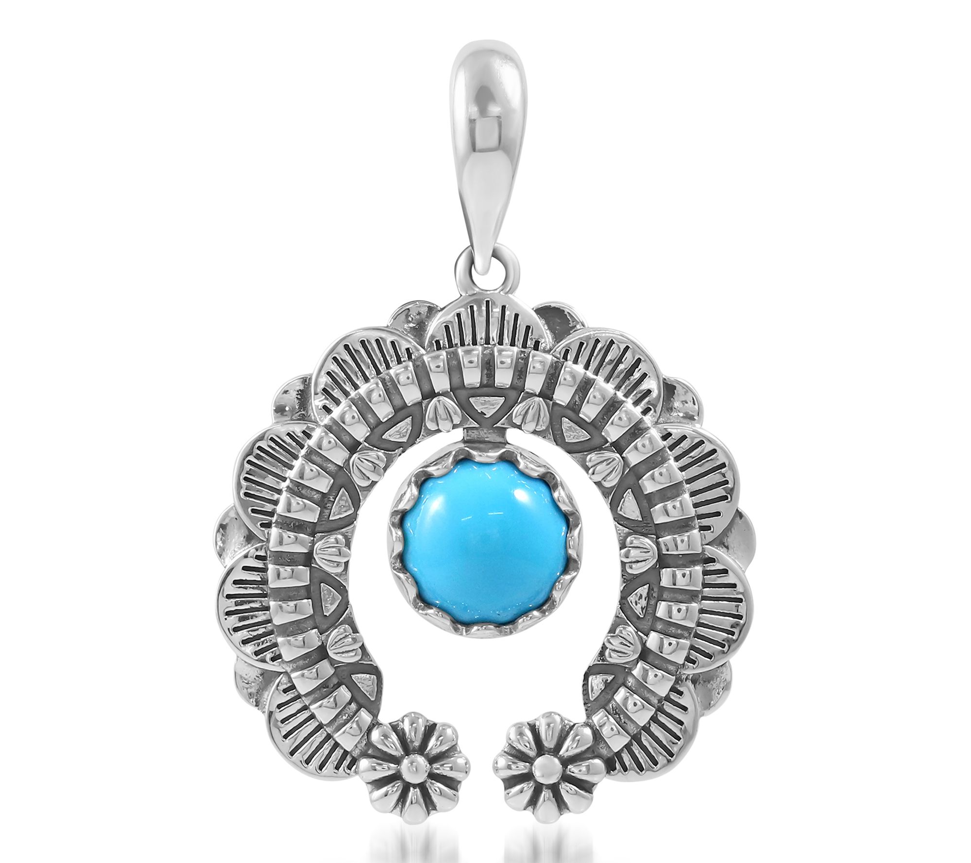 American West Sterling Silver Gemstone Naja Enhancer