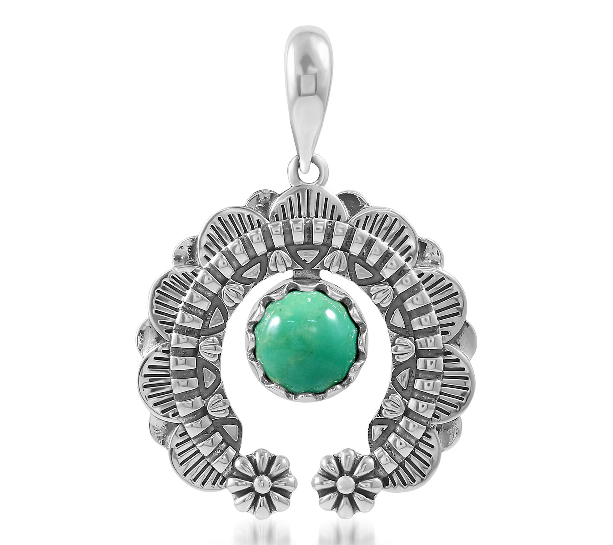 American West Sterling Silver Gemstone Naja Enhancer