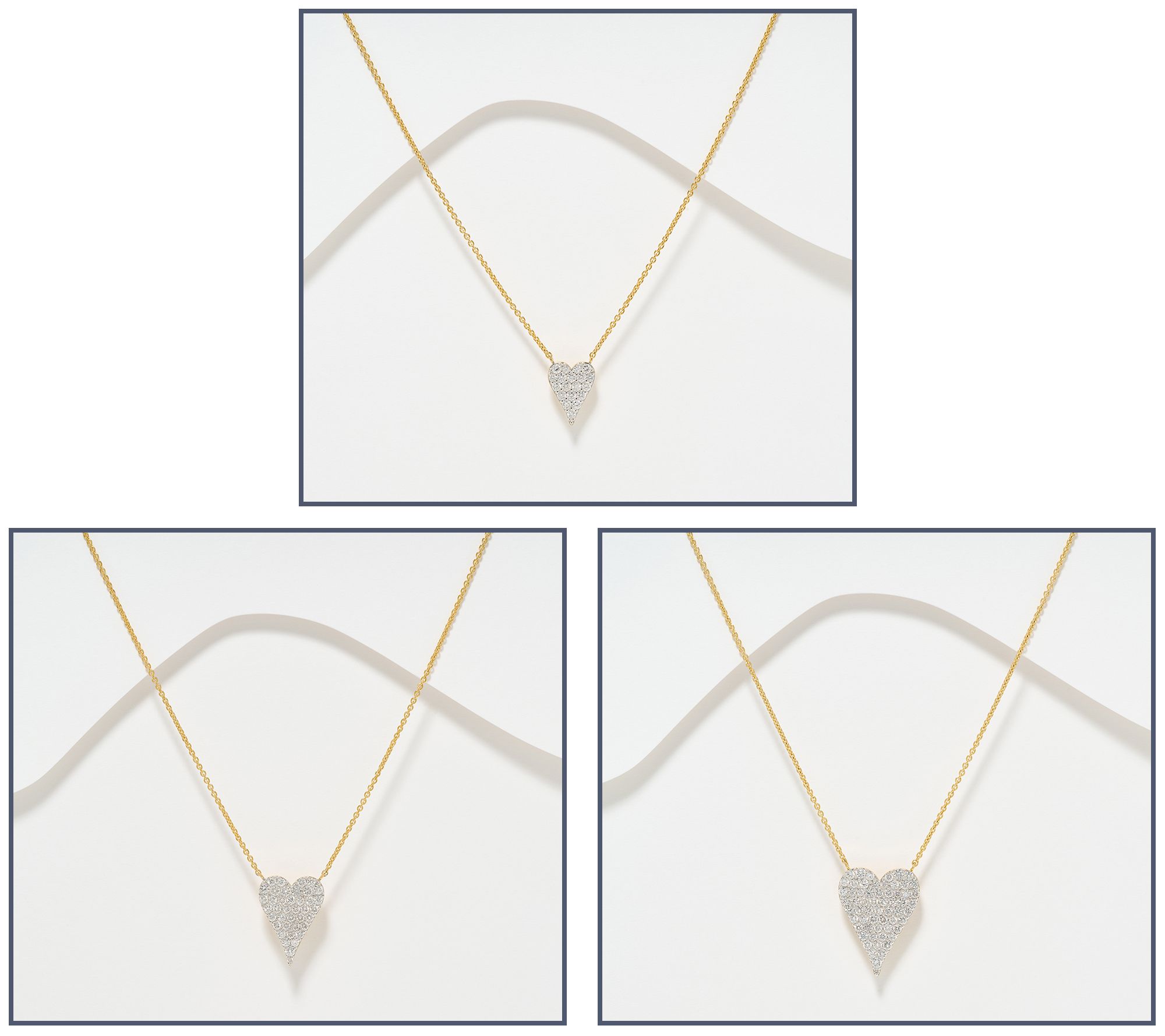  JEN by Jennifer Miller Lab Grown Diamond Heart Necklace - J451621