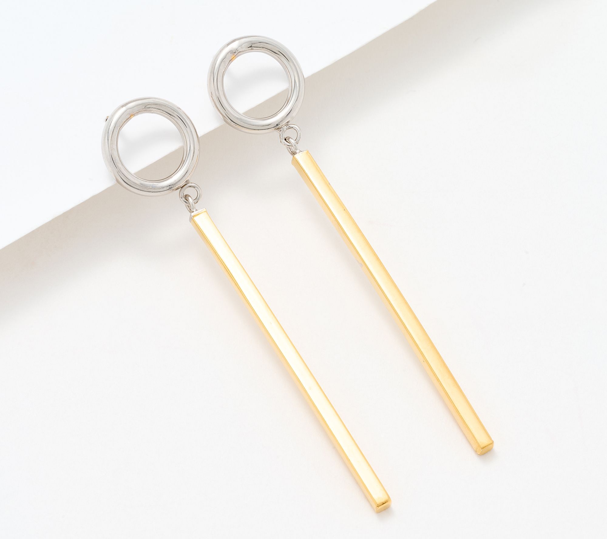 David Markstein Bronze Bar Dangle Earring