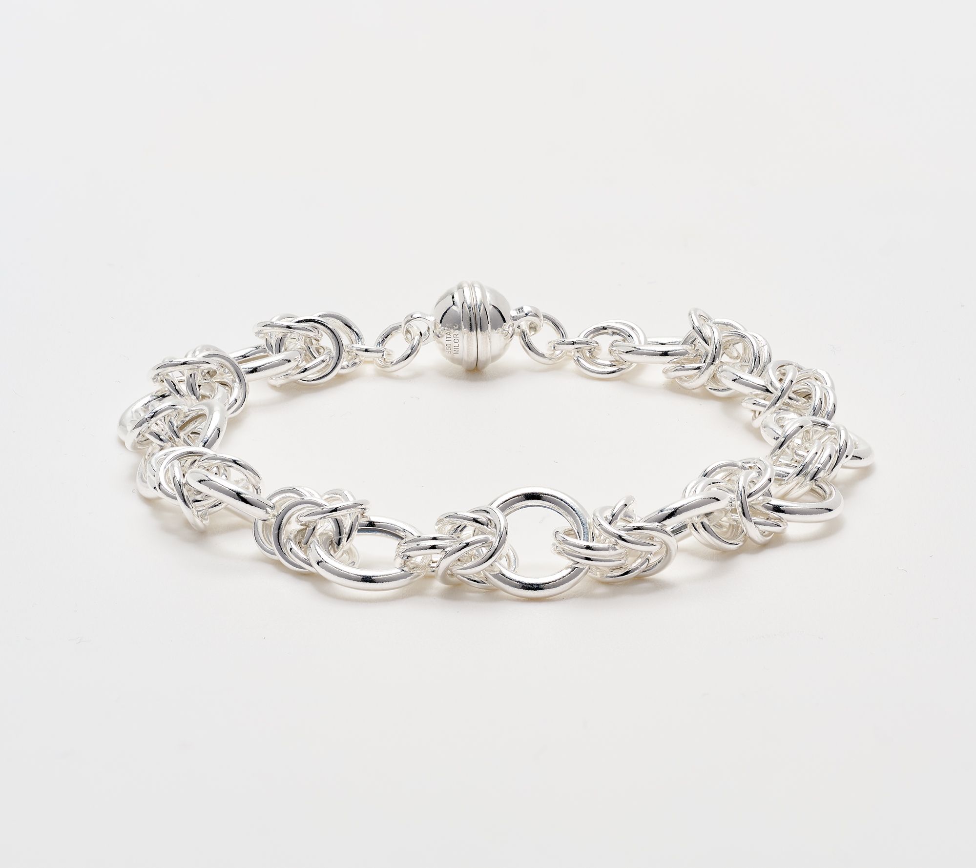 UltraFine 950 Circle Link Magnetic Closure Bracelet