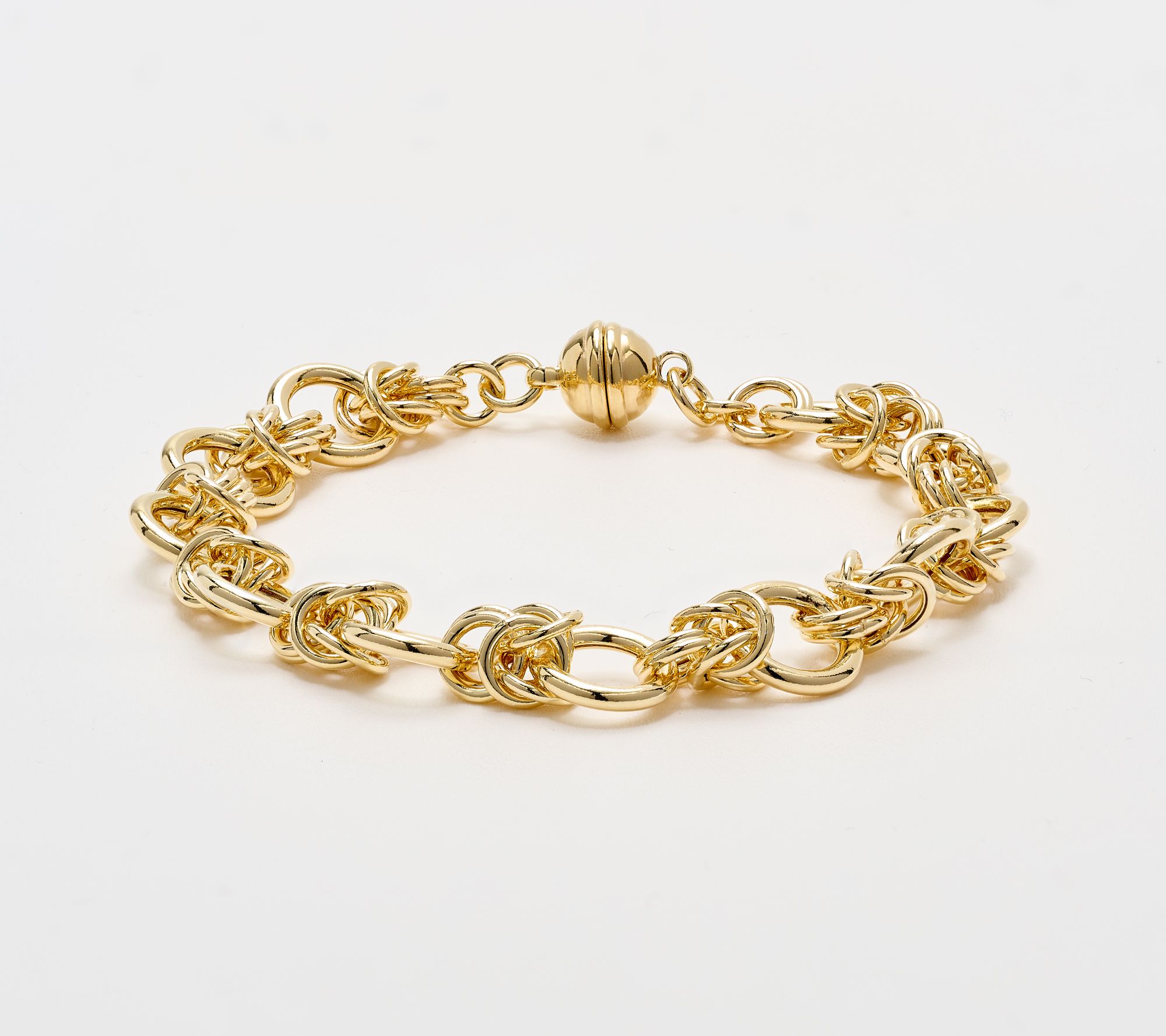 UltraFine 950 Circle Link Magnetic Closure Bracelet