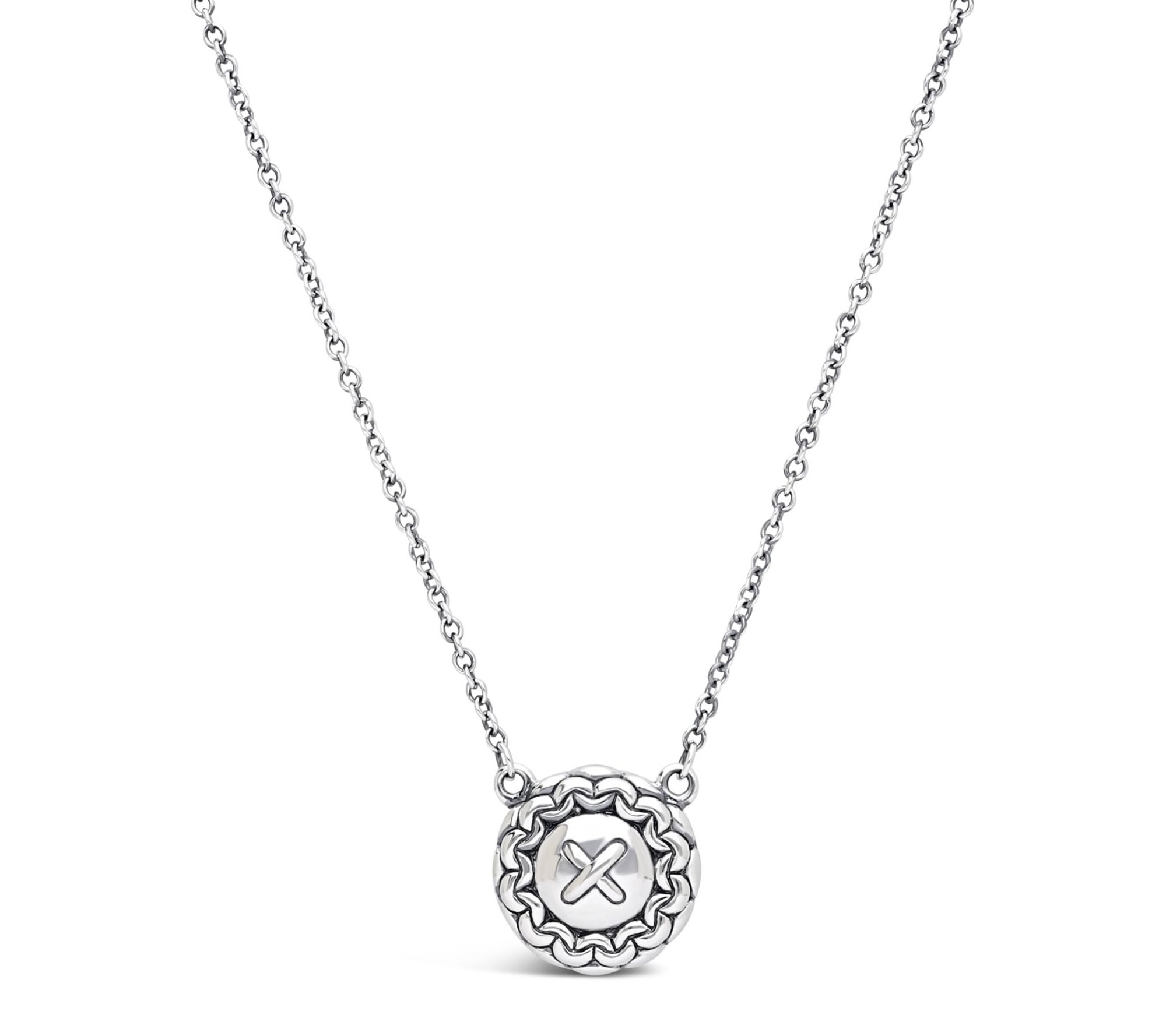 Tiffany Kay Studio Sterling Silver Button Necklace