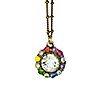 Anne Koplik Rainbow Flower Pendant w/ Chain