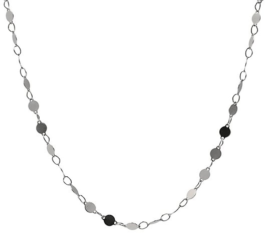Steel by Design Polished Disc 18" Necklace