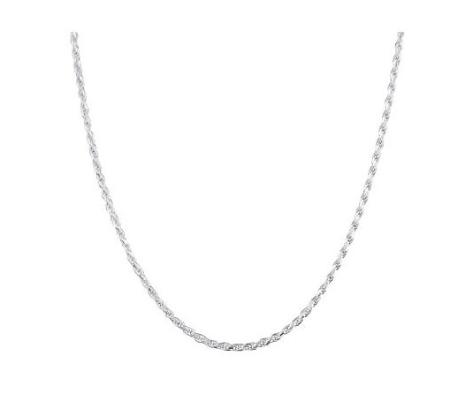 UltraFine Silver 18" Rope Chain, 12.5g