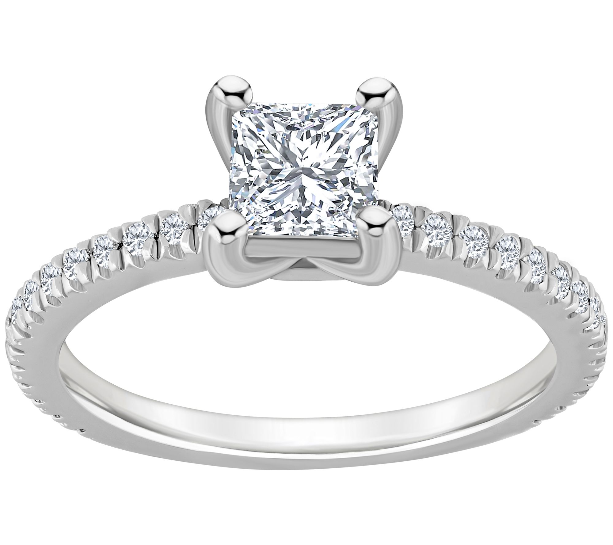 Affinity 1.00 cttw Diamond Engagement Ri ng, 14K Gold