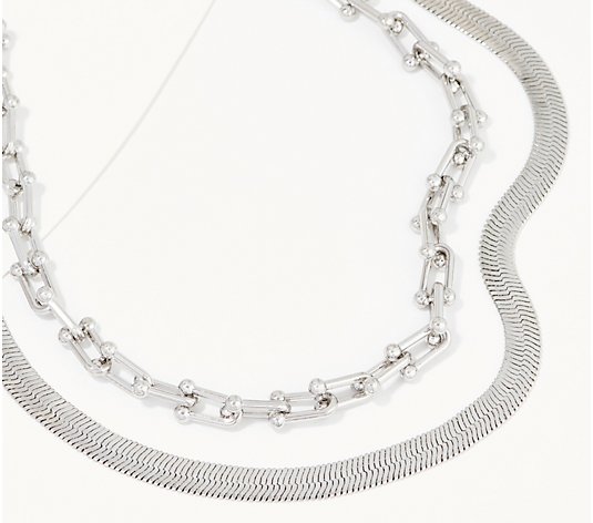 Susan Graver Multi-Chain Adjustable Necklace