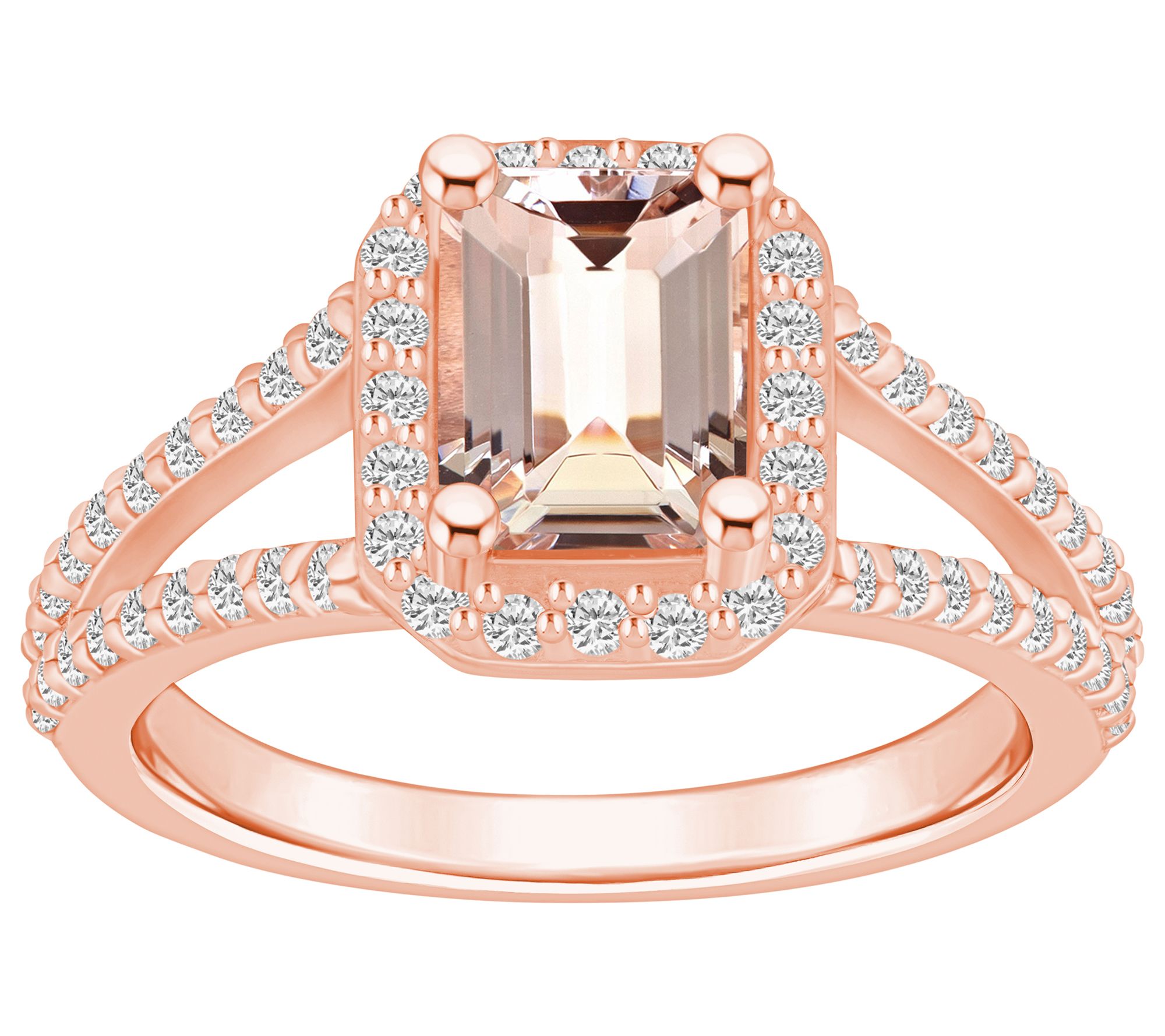 Qvc deals morganite ring