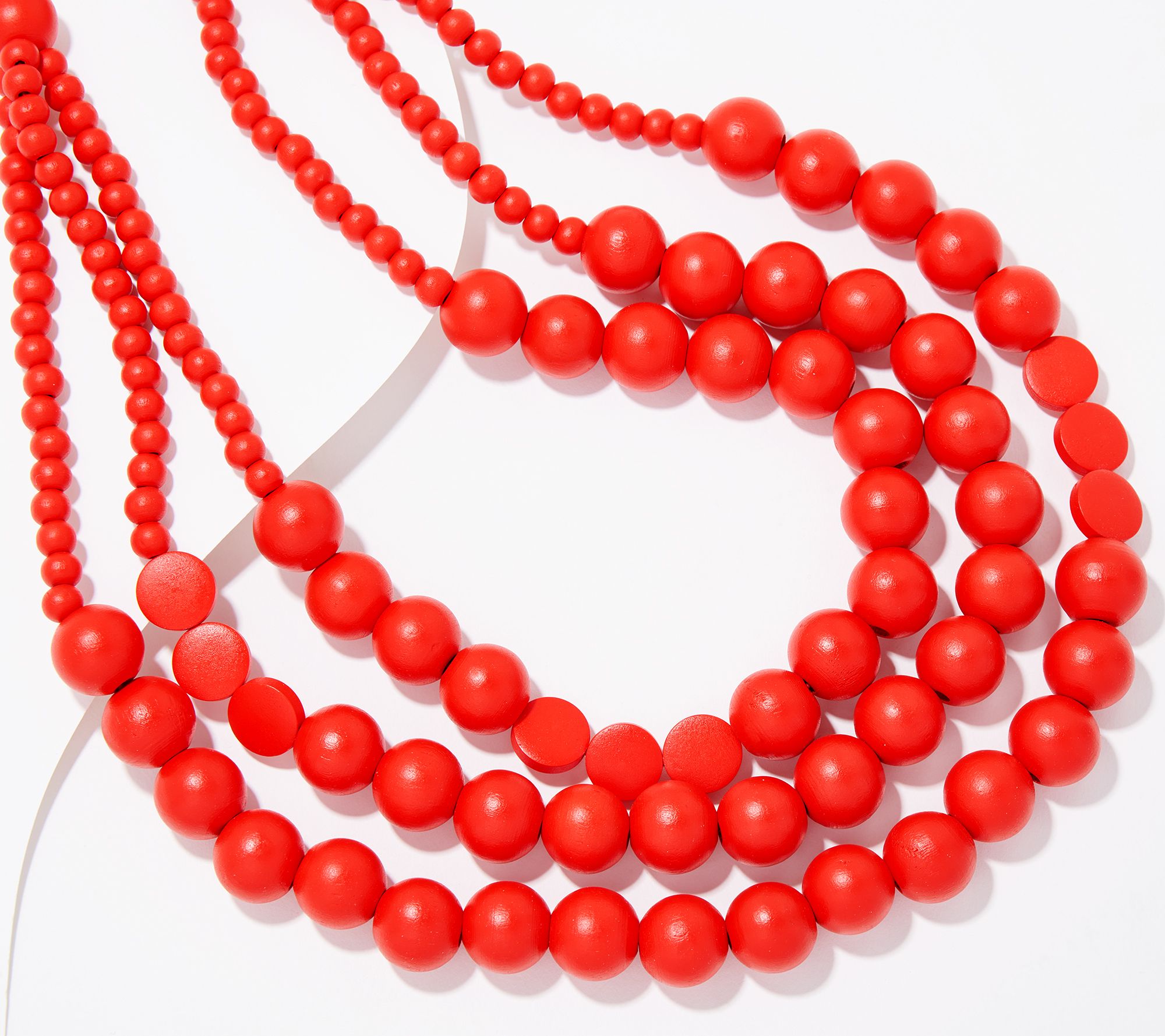 Susan Graver Multi-Strand Beaded Necklace