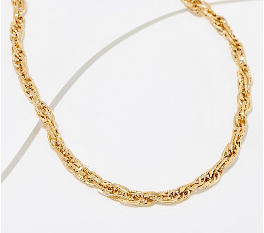 EternaGold Twisted Link 18" Necklace, 14K Gold, 10.8g