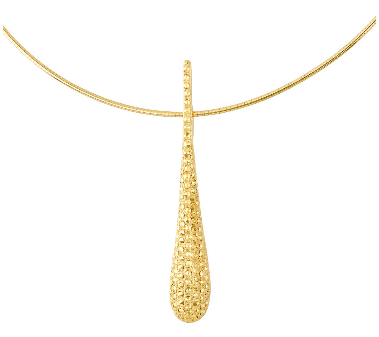 Dallas Prince Designs 14K Gold Clad Marcasite Necklace