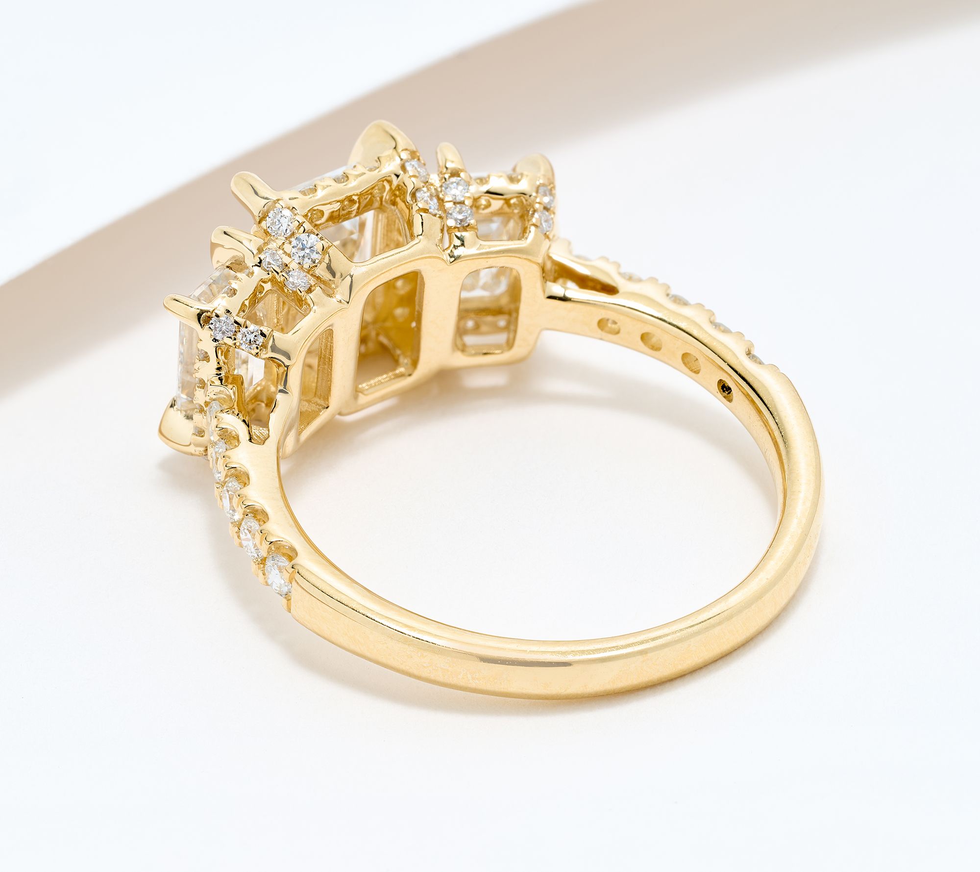 Fire Light Lab Grown Diamond 2.50 cttw Ring, 14K Yellow
