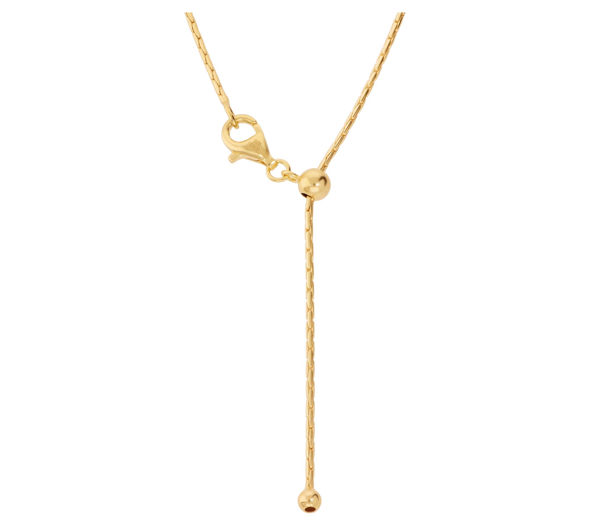 Louis Dell'Olio Sterling Silver Cardano SlidingNecklace