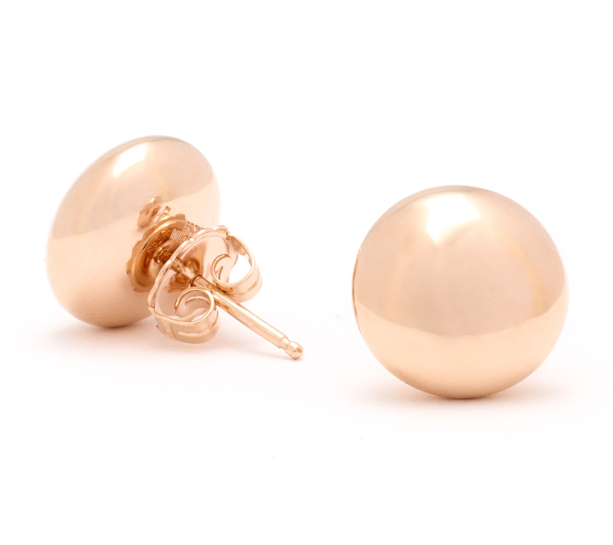  David Markstein Bronze Nuovo Bead Stud Earrings