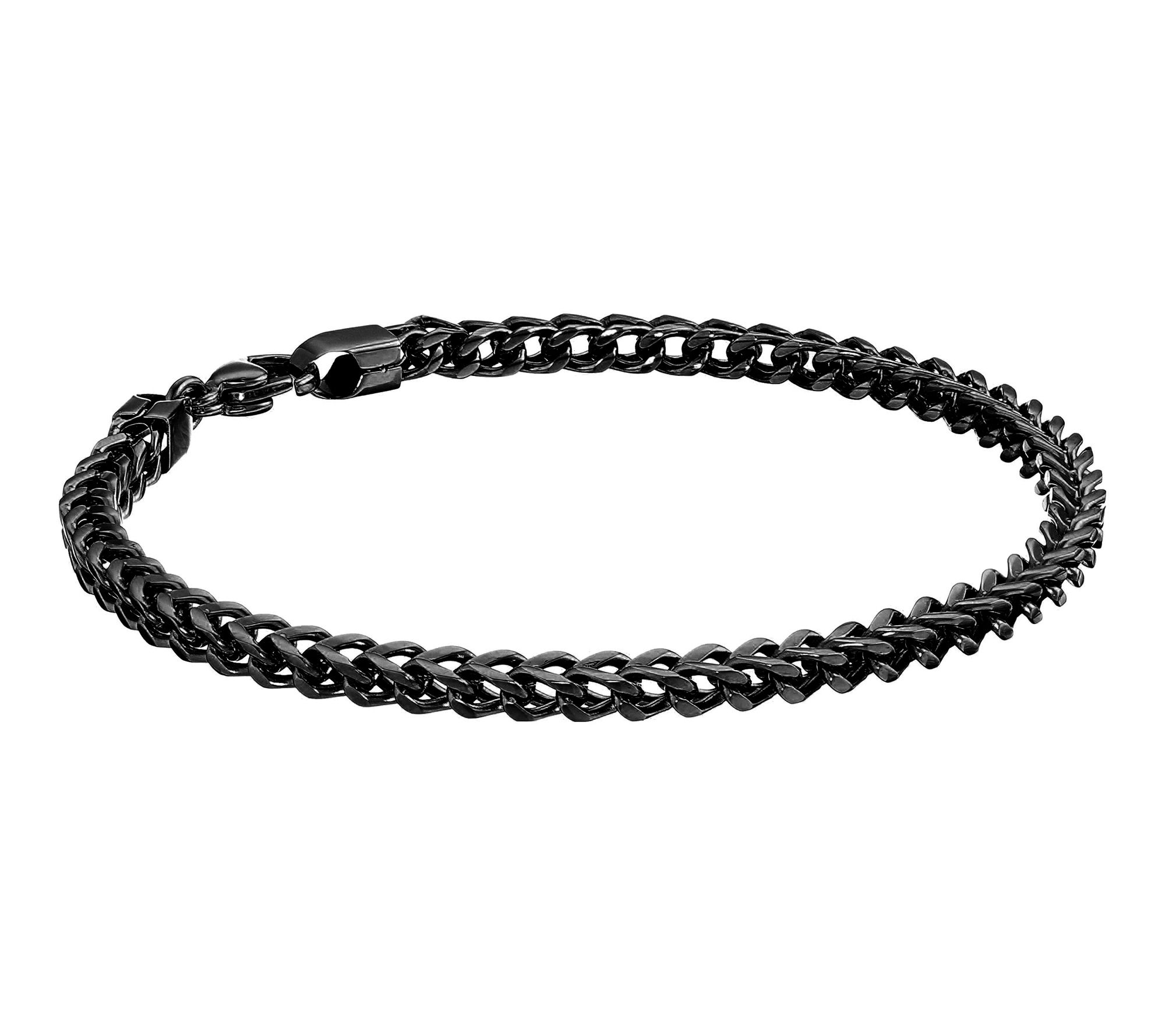 LYNX Men's Stainless Steel Foxtail 9" Bracelet