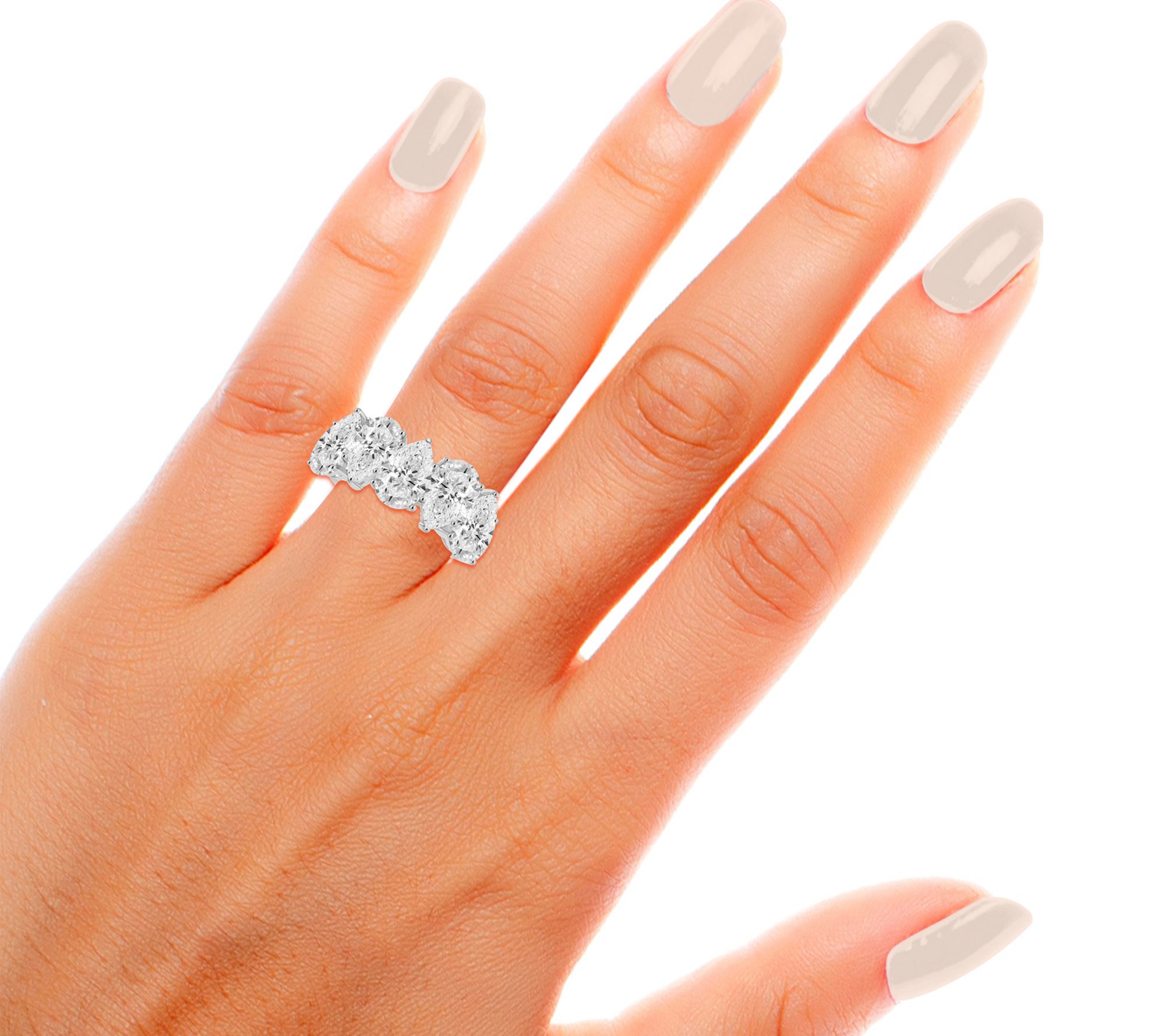 Fire Light 2.00 cttw Lab Grown Diamond Ring, 14K Gold - QVC.com
