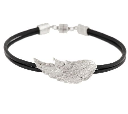 Diamond angel 2025 wing bracelet