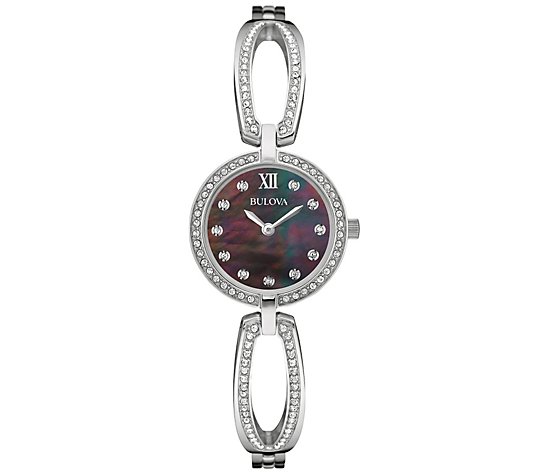 Bulova Mother-of-Pearl Dial Bangle Watch