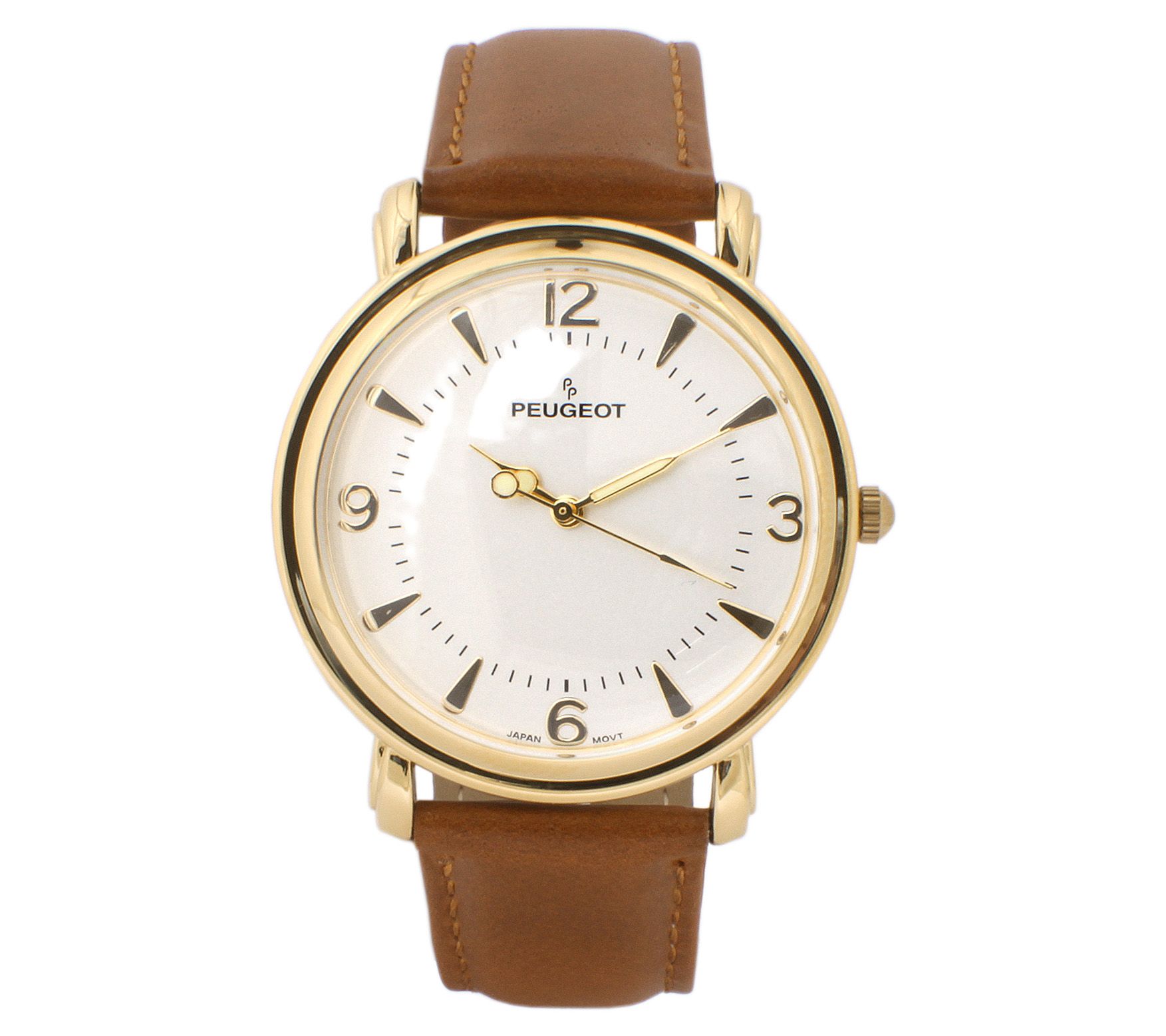 Peugeot Men's Stainless Steel Domed Vintage Watch