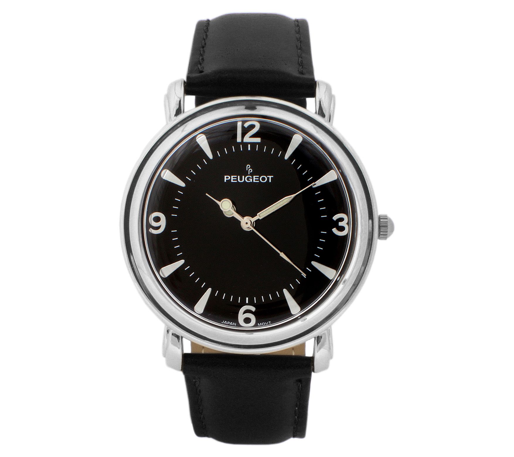 Peugeot Men's Stainless Steel Domed Vintage Watch