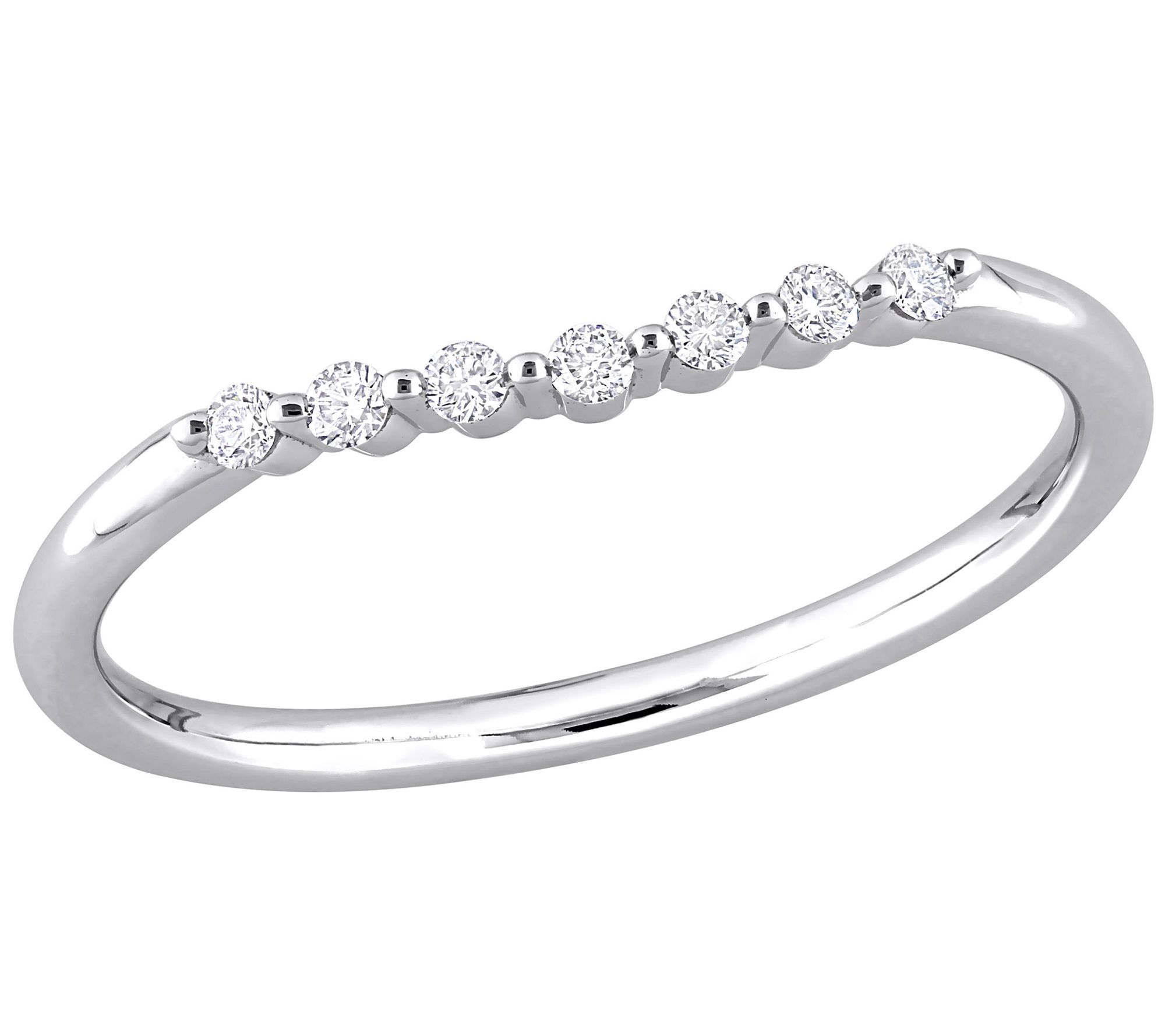 Accents by Affinity Diamond Band Ring, 14K White Gold