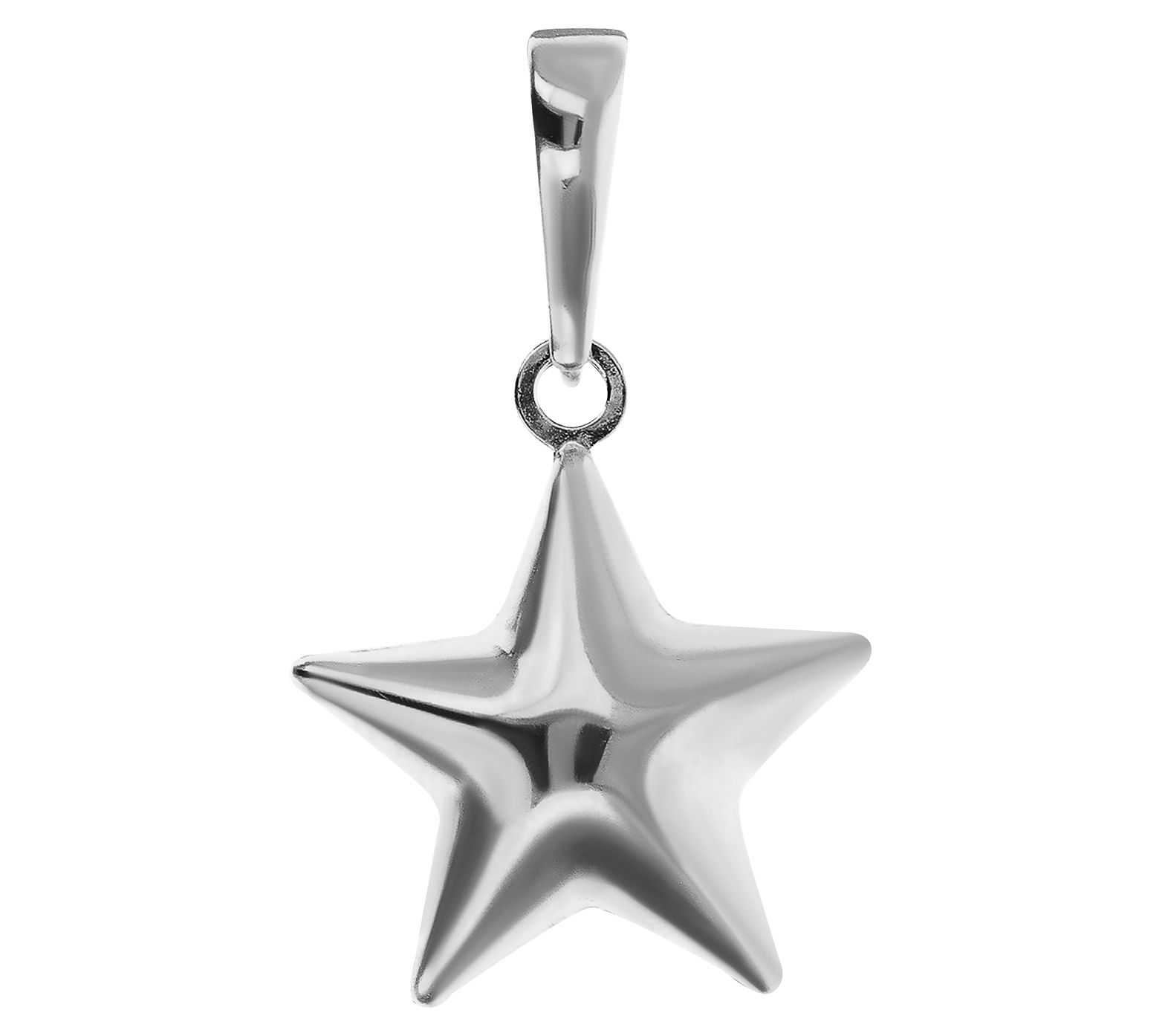 Ultrafine Silver Star Pendant - J438123