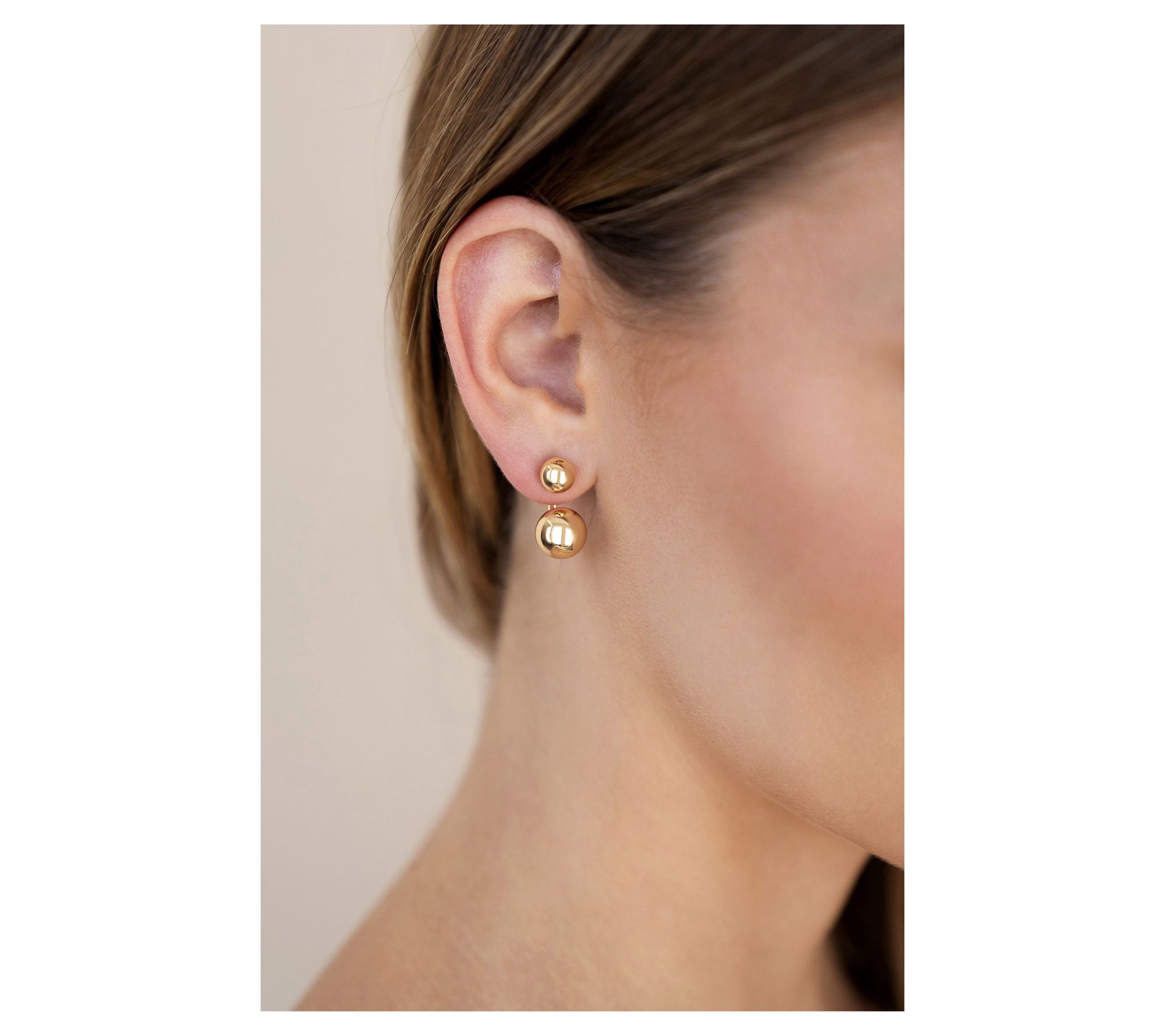 Ettika Bubble Ear Jacket Earrings - QVC.com