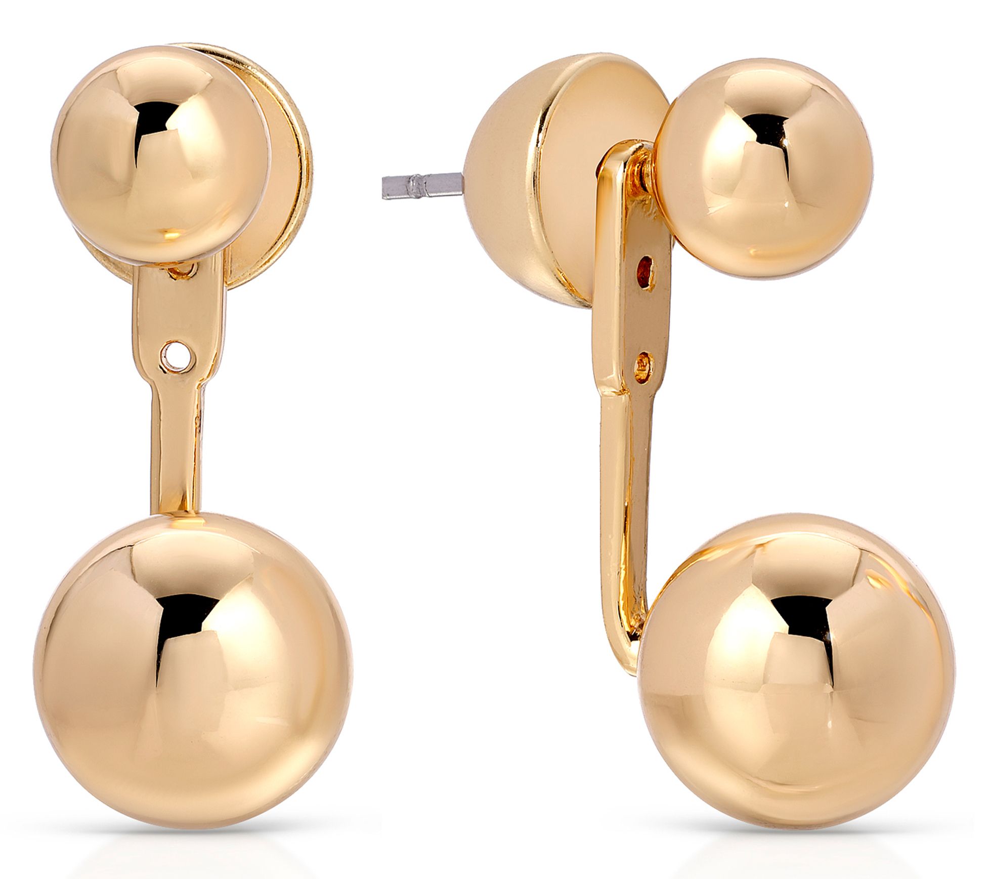 ★TATIANA★ Silver 925 Ball and Egg Ear Jacket Earrings EC19 71hVqgxfVrL._UY300_.jpg