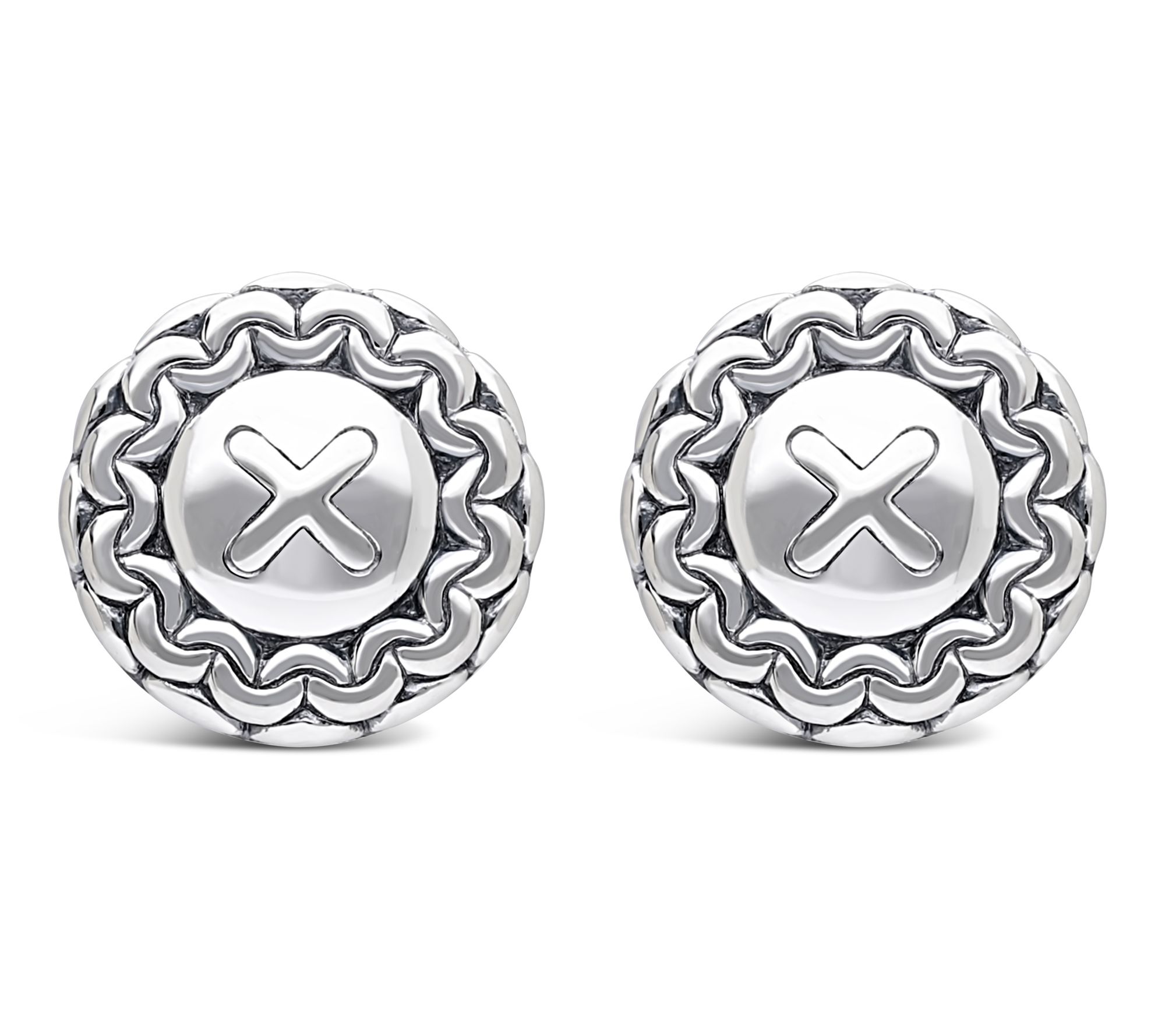 Tiffany Kay Studio Sterling Silver Button Earrings