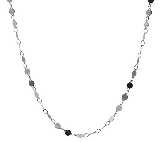 Steel by Design Polished Disc 20" Necklace
