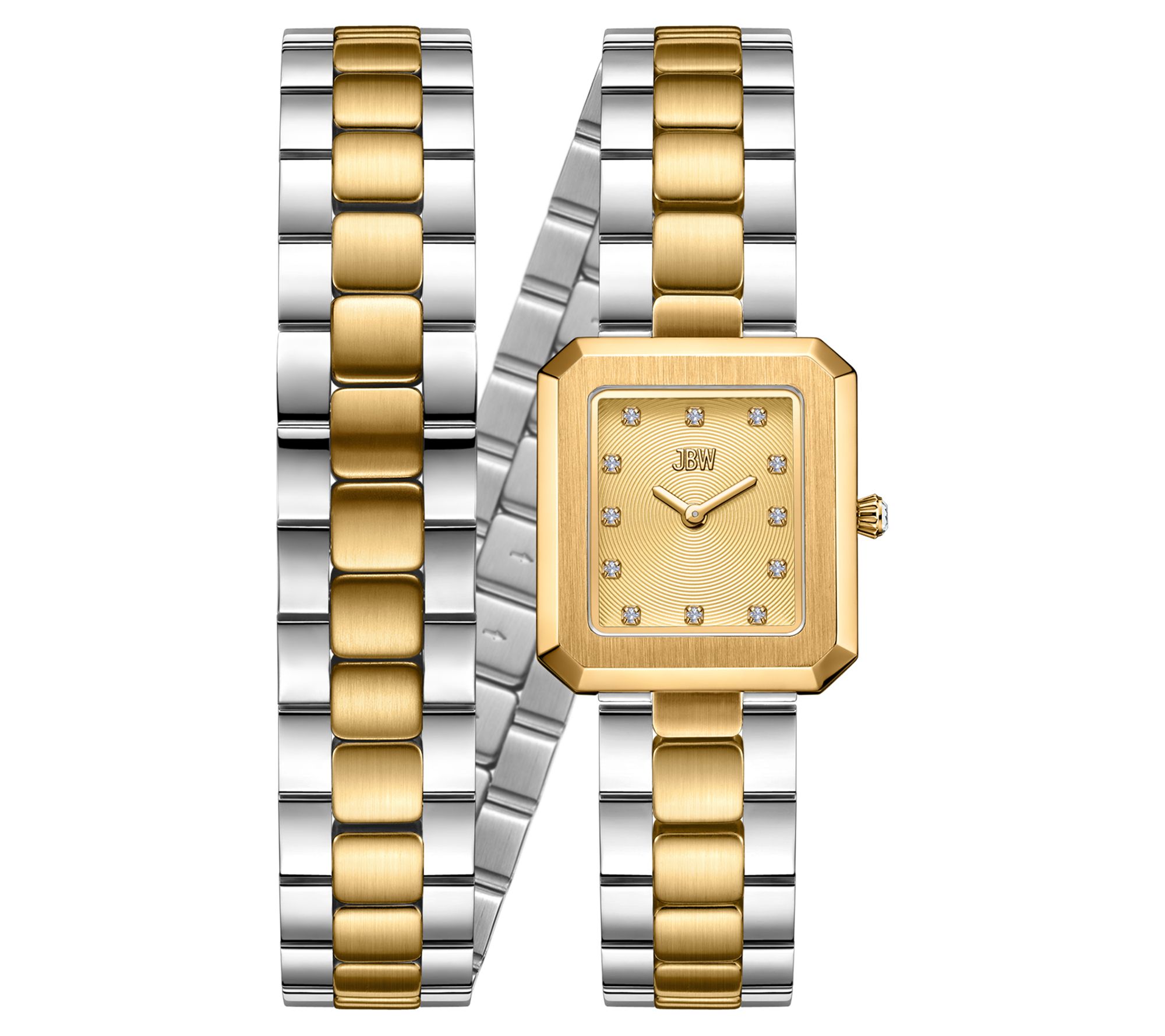 JBW Women's Arc Lab Created Diamond Two-Tone Wach