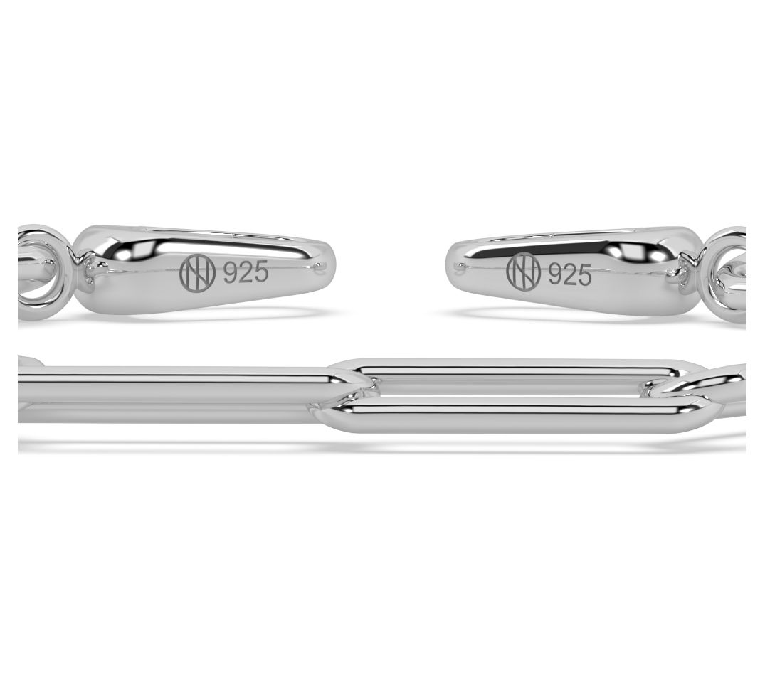 ONI Fine Jewelry Sterling Silver Maxi Clip Bracelet - QVC.com