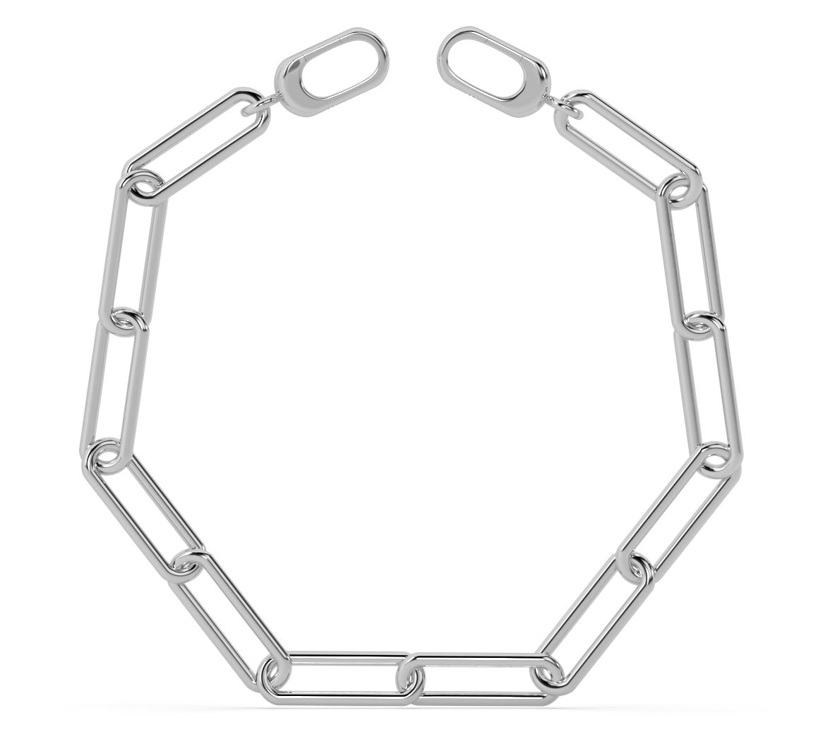 ONI Fine Jewelry Sterling Silver Maxi Clip Bracelet
