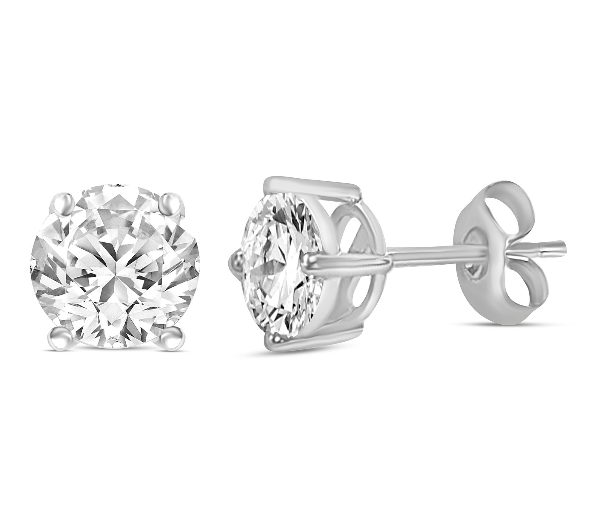 Fire Light 2.00 cttw Lab Grown Diamond Stud Earrings, 14K