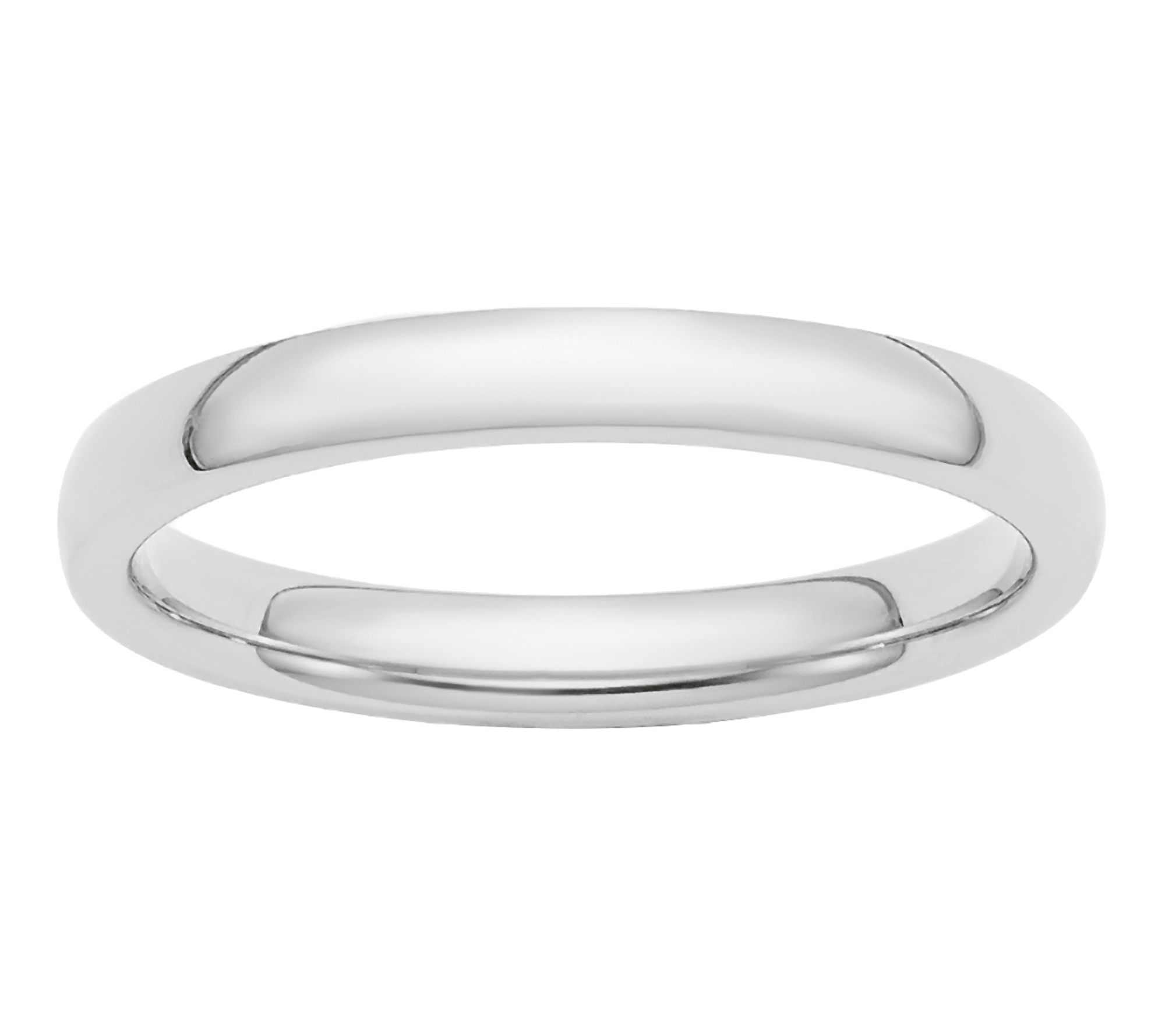 LYNX Men's Stainless Steel Domed Wedding Band Ring