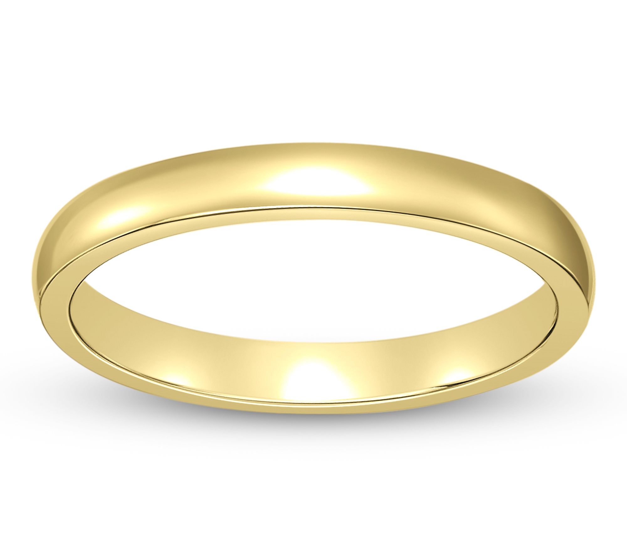 LYNX Men's Stainless Steel Domed Wedding Band Ring