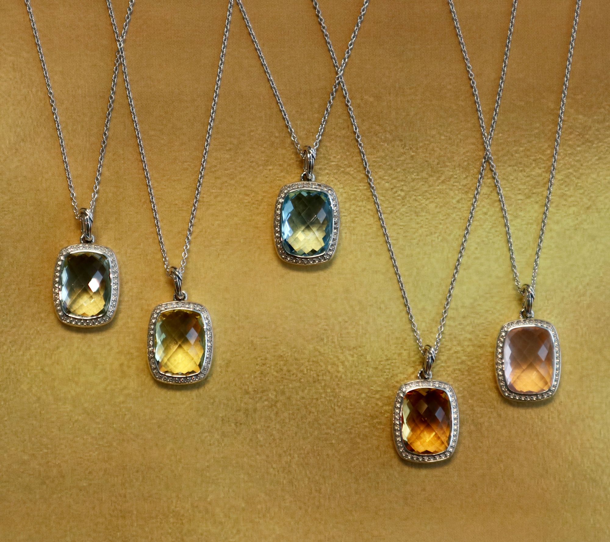 Peter Thomas Roth Sterling 8.70 ct Prasiolite Halo Pendant - QVC.com