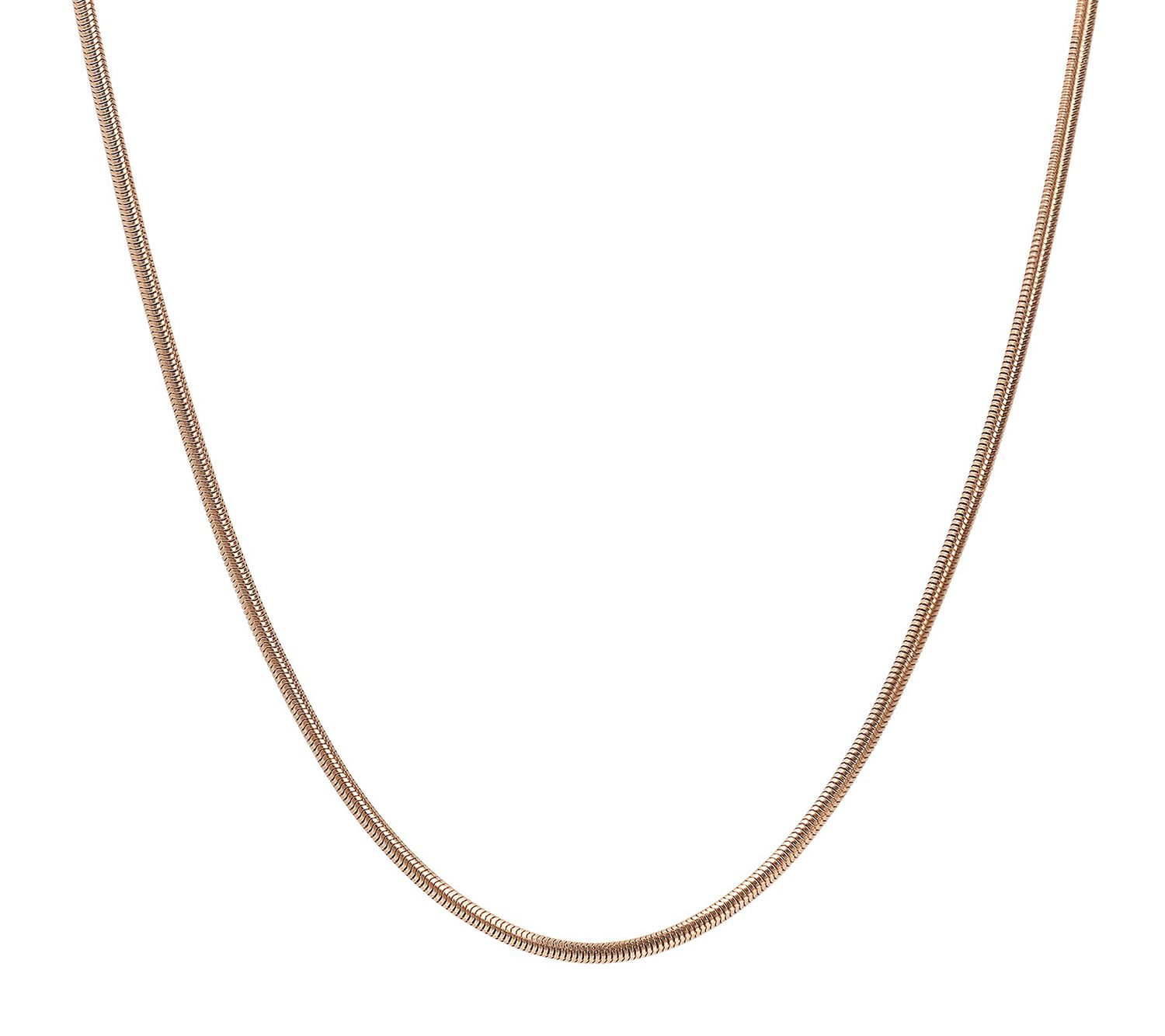 Steel By Design 24" Adjustable Snake Chain Necklace