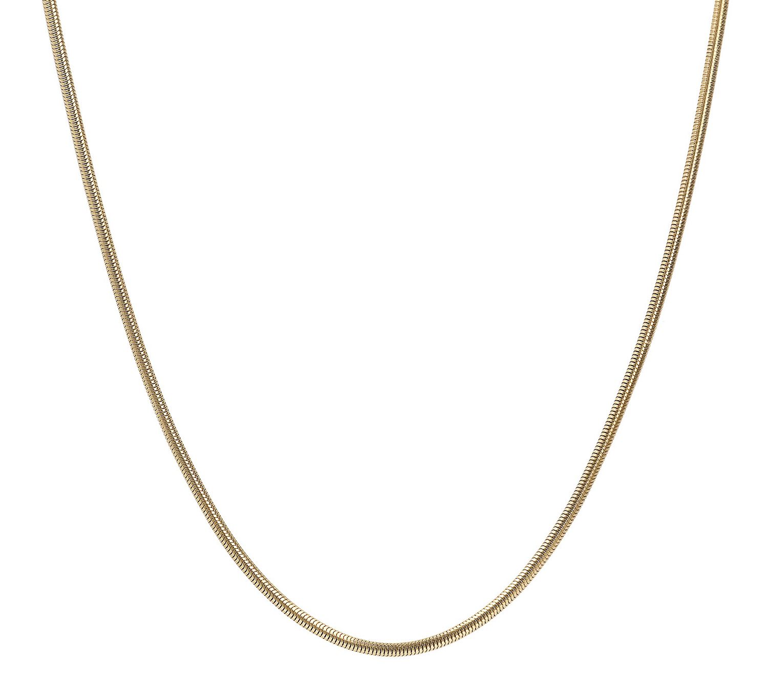 Steel By Design 24" Adjustable Snake Chain Necklace