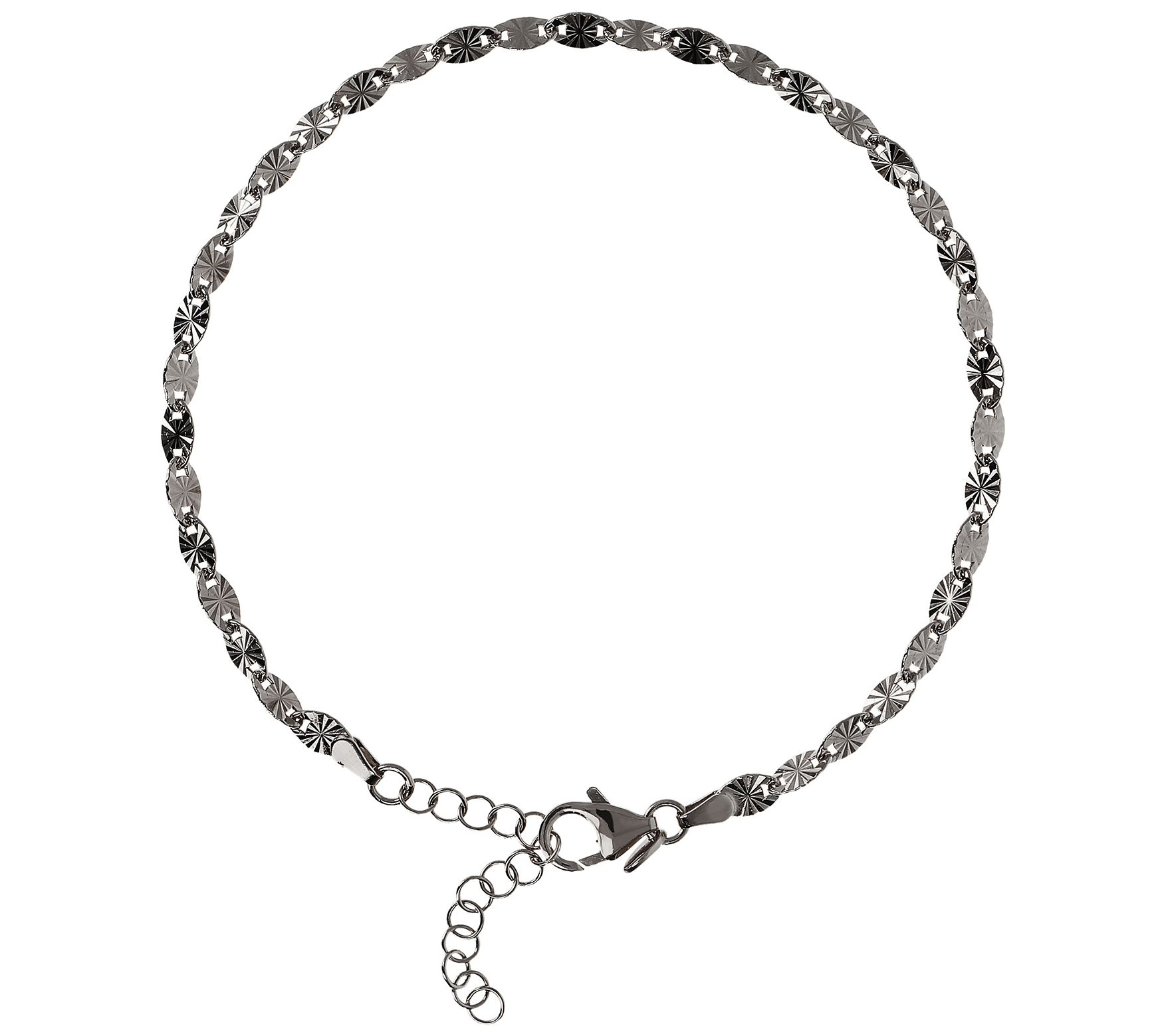 Bronzo Italia Adjustable Starburst Anklet
