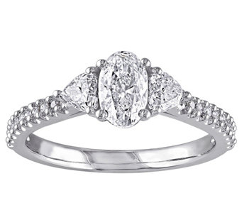 Affinity 1 cttw Multi Cut Diamond Ring, 14K White Gold - J342625