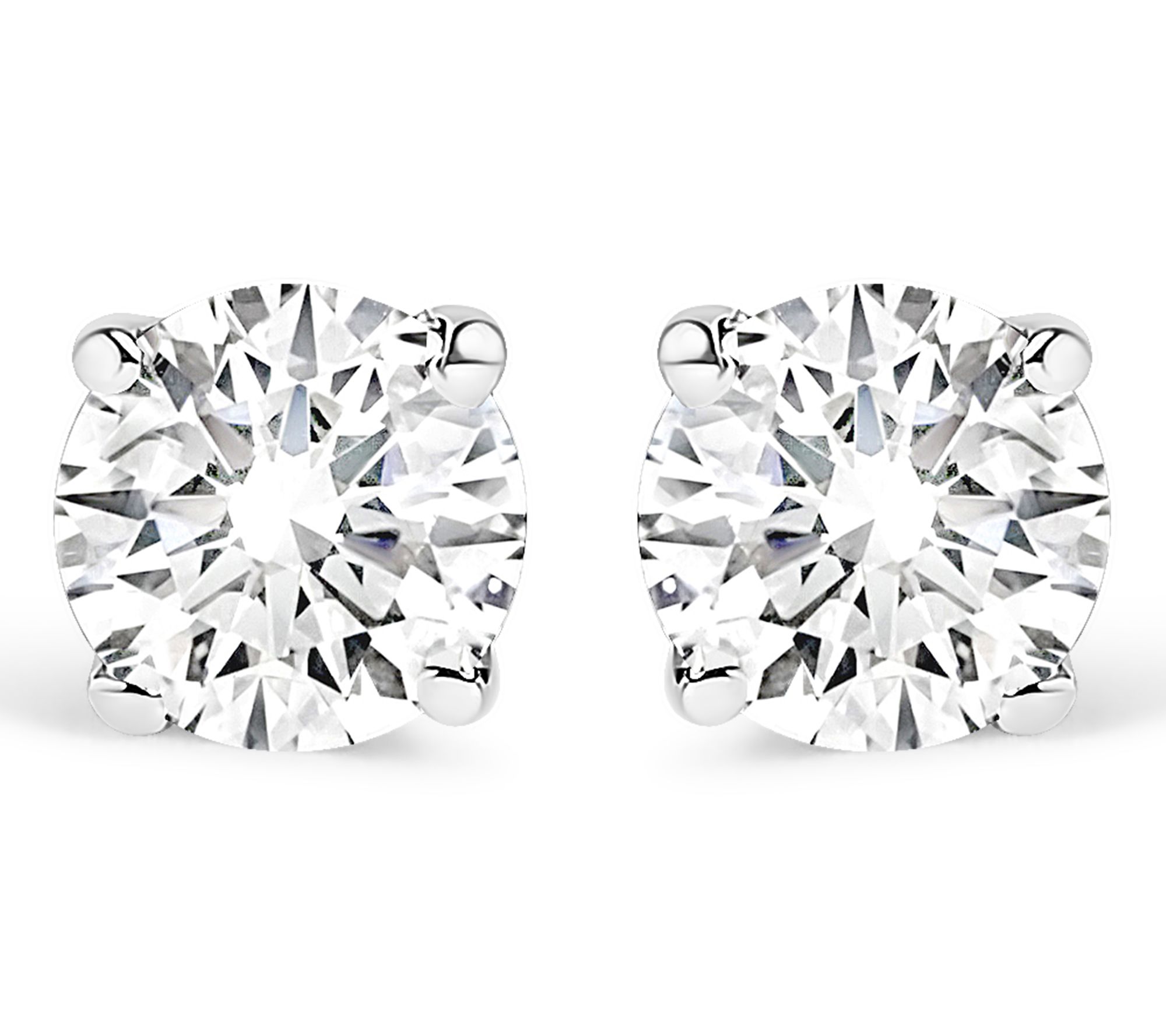 Haus of Brillia nce Round Lab G rown Diamond St ud Earrings, 14