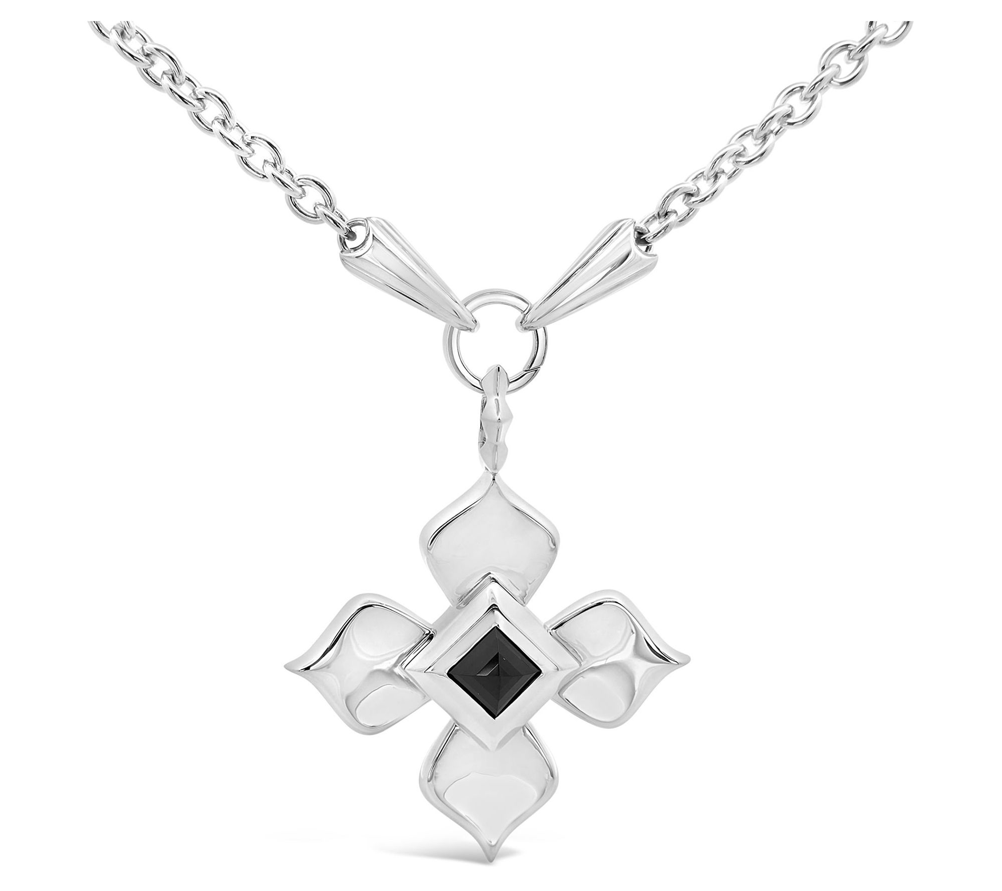 Margo Manhattan Sterling Silver Spinel FlorellaNecklace