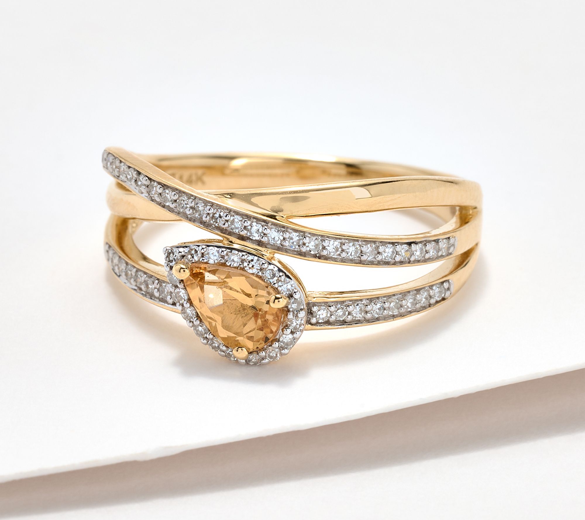 "As Is" Vault Discoveries Imperial Topaz Ring, 14K Gold