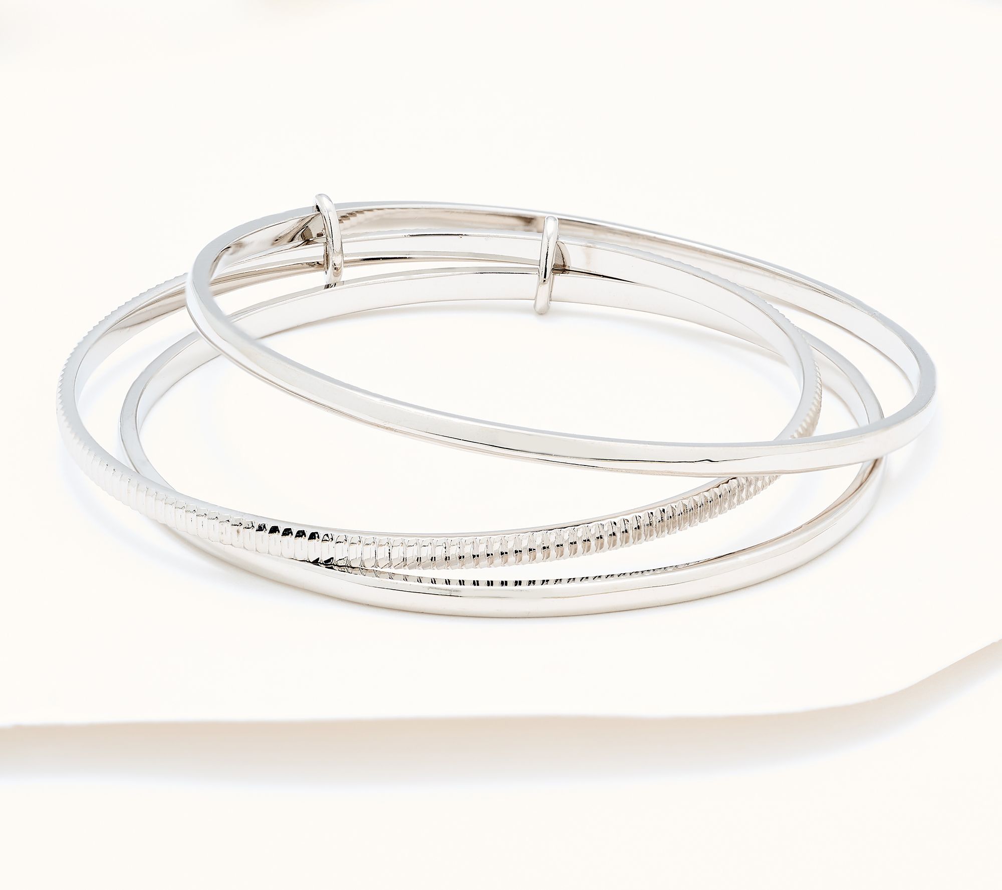 David Markstein Bronze Luxe Interlocking Triple Bangle